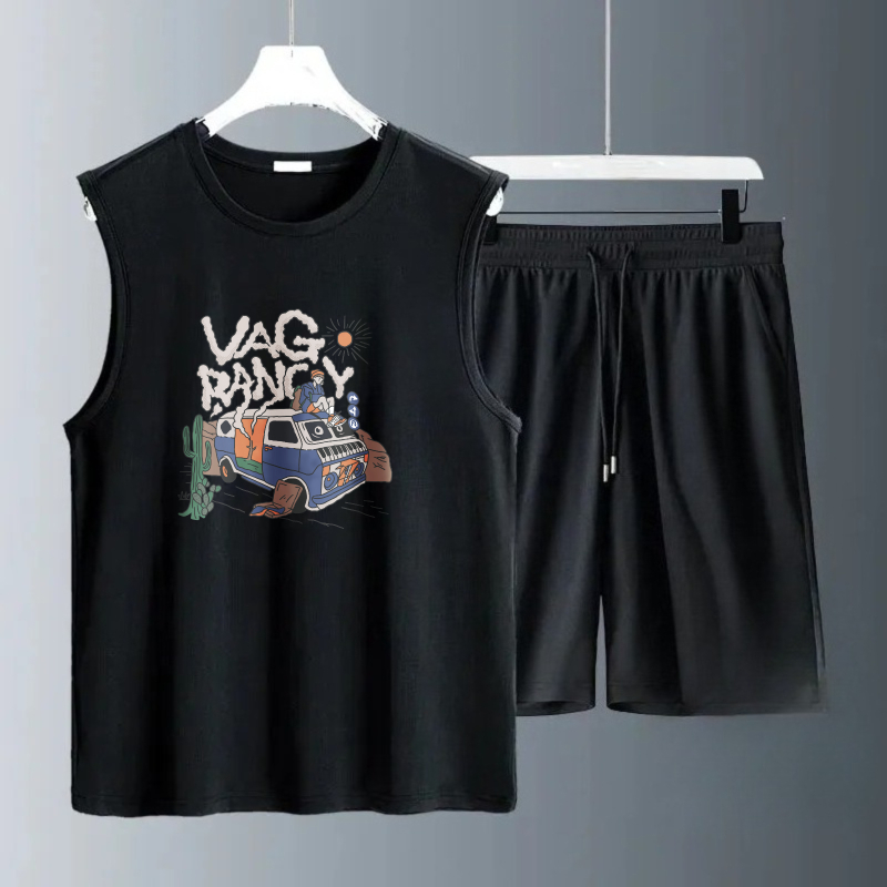 Summer Clothing Mens - Conjuntos de Camisetas sin Mangas para
