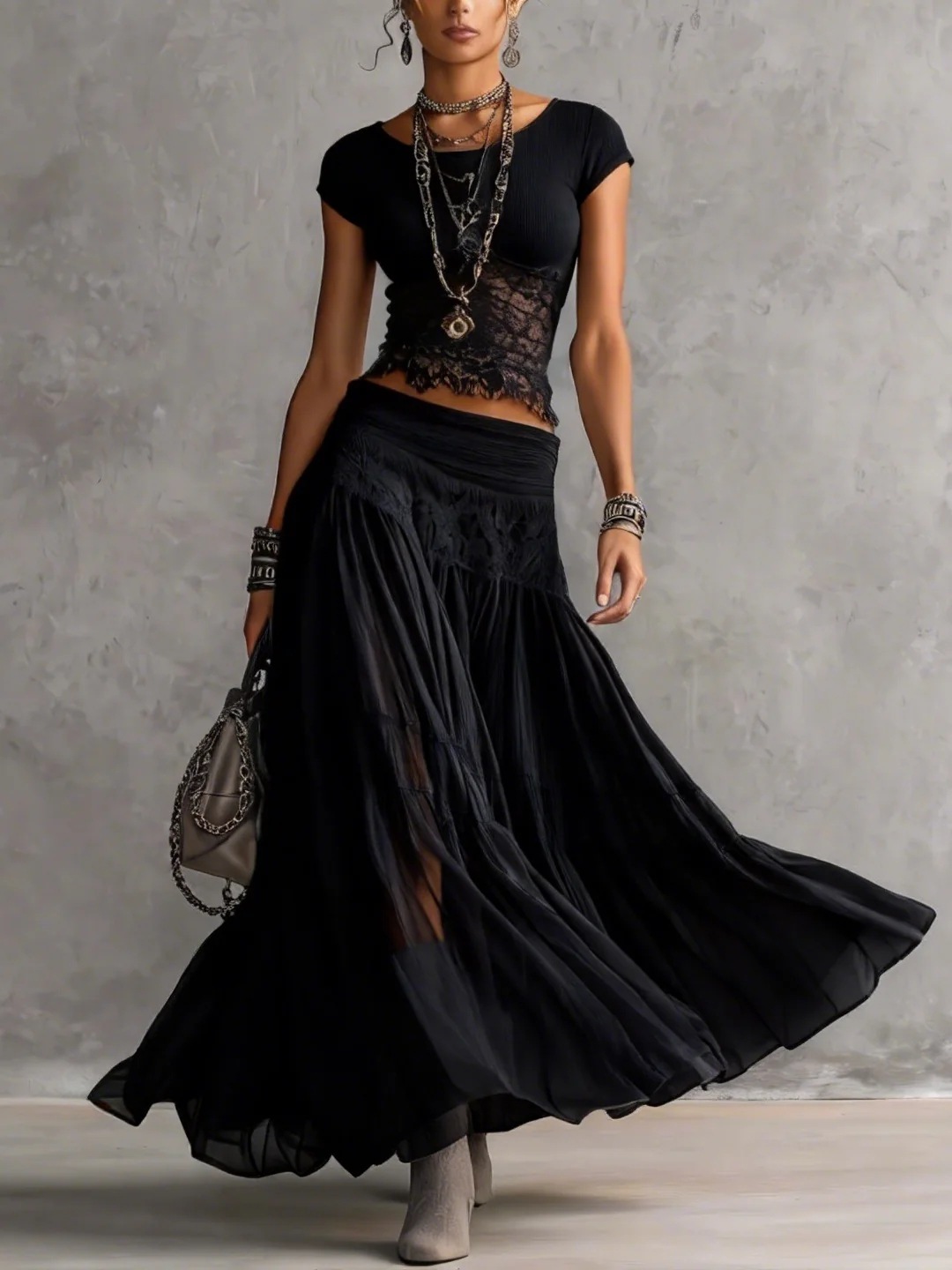 Summer Clothing Y2K - Conjunto de Dos Piezas Elegante para