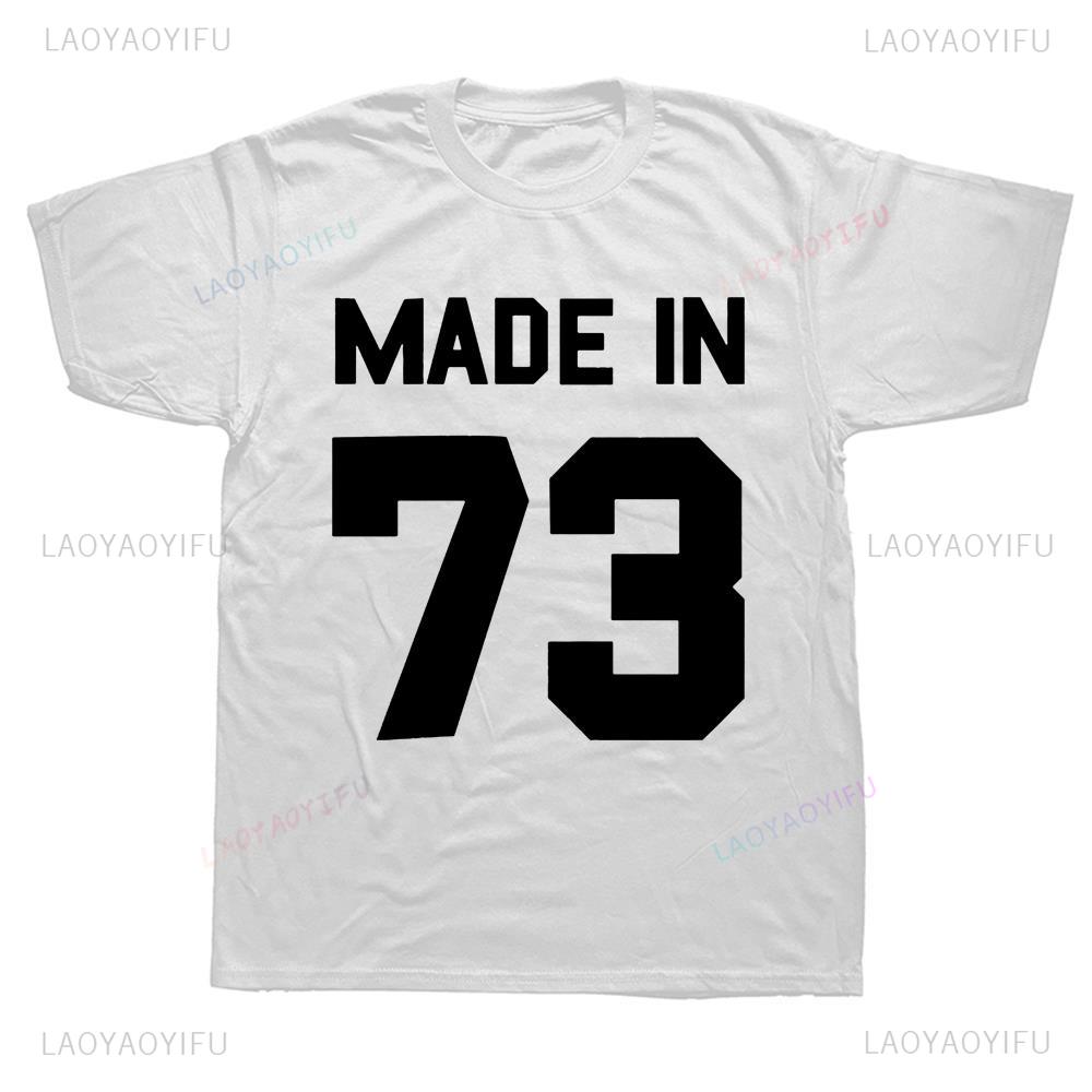 Summer Clothing Men Sale - Camisetas estampadas hechas en 73 para