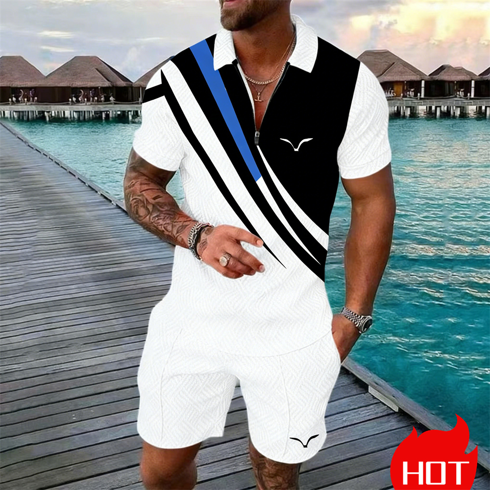 Summer Clothing Y2K - Conjunto de verano a rayas estilo