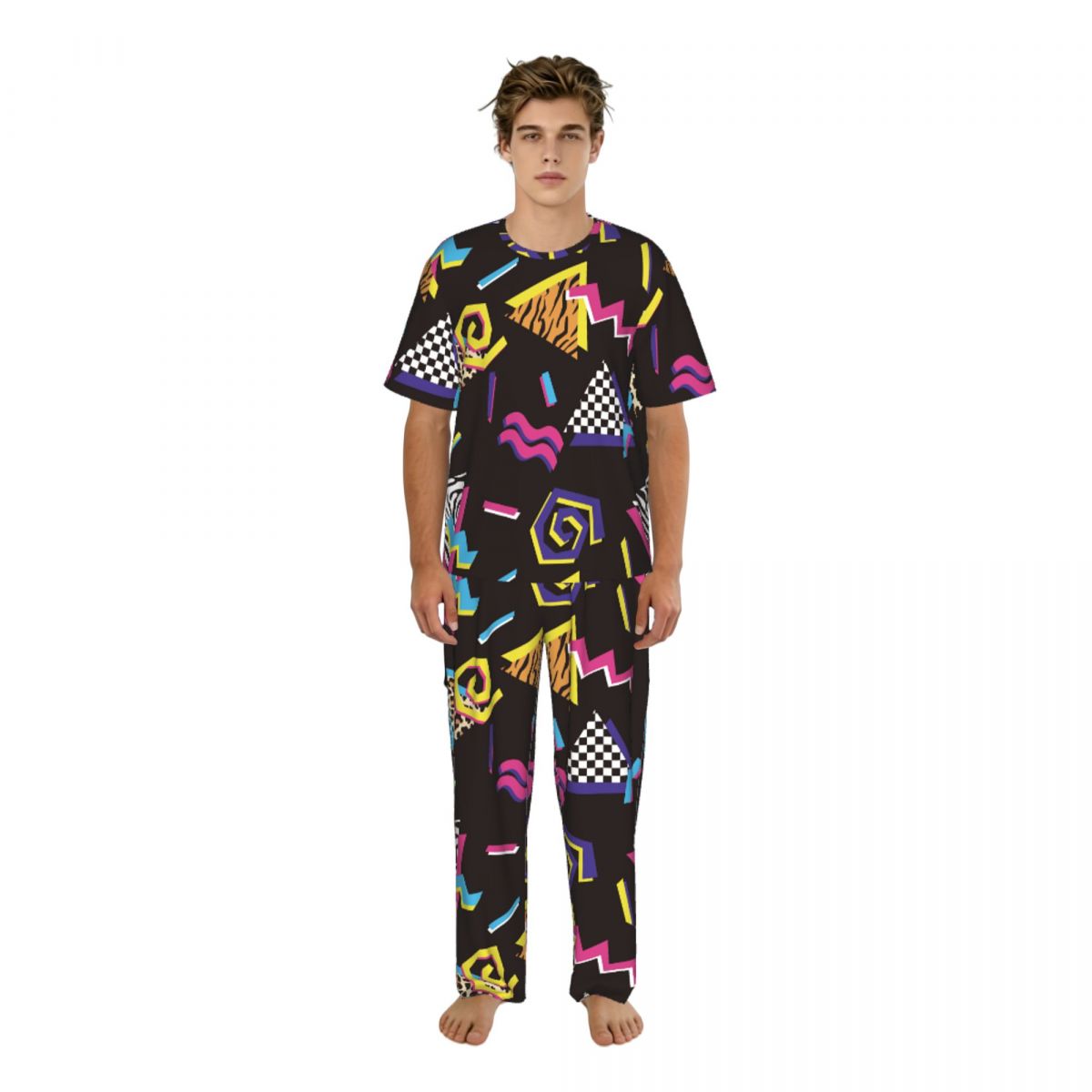 Summer Clothing Styles Men - Traje de pijama para hombre, pantalones