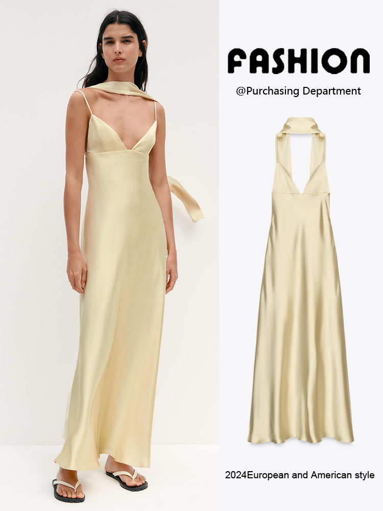 Summer Clothing Fabric - Nuevo Vestido de Noche de Verano