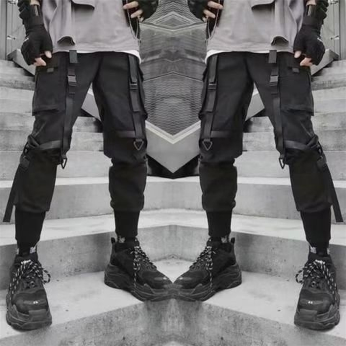 Summer Clothing Holiday - Pantalones Cargo de Moda Harajuku para