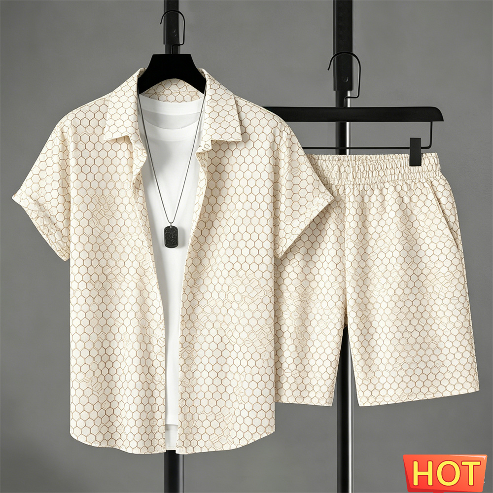Summer Clothing Types - Conjunto de Camisa para Hombre, Estilo