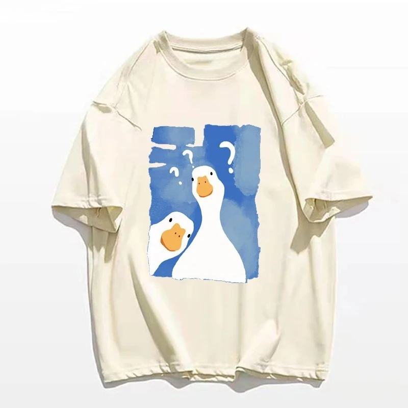 Summer Duck Clothing - Camiseta divertida con estampado de dos