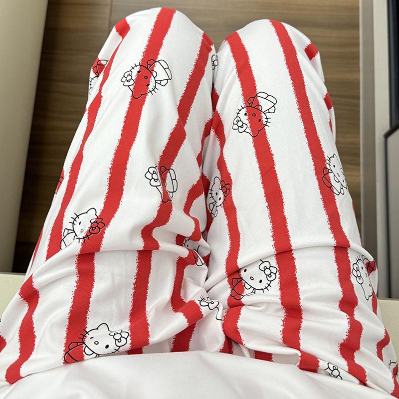 Summer Clothing Y2K - Pantalones Sanrio Hello Kitty, pantalones de