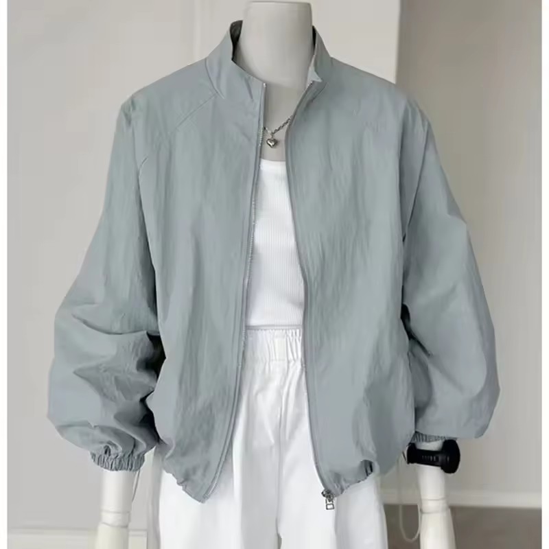 Crew Clothing Summer Jacket - Ropa coreana de manga larga con