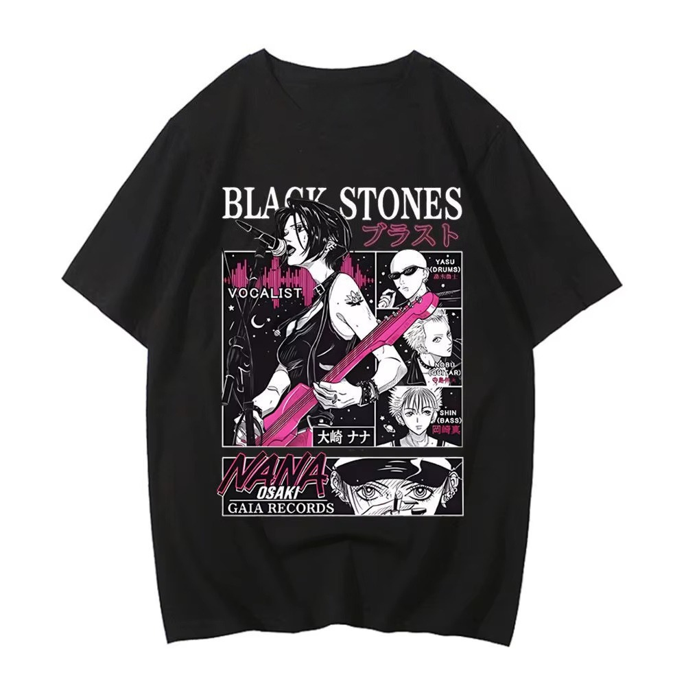 Japanese Summer Clothing Men - Camisetas Vintage de Manga Corta de