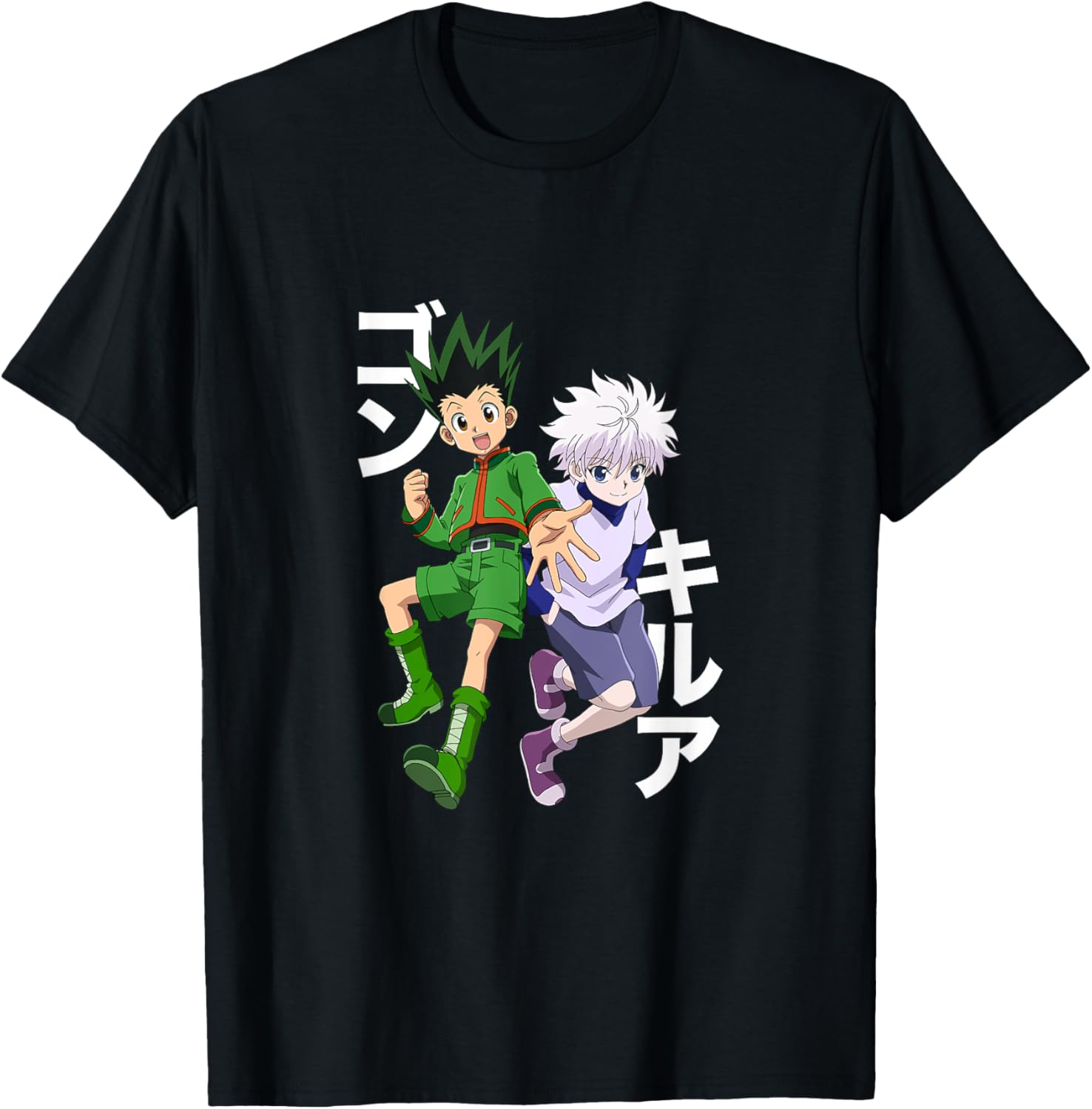 Japanese Summer Clothing Men - Camiseta Hunter X Hunter Gon y