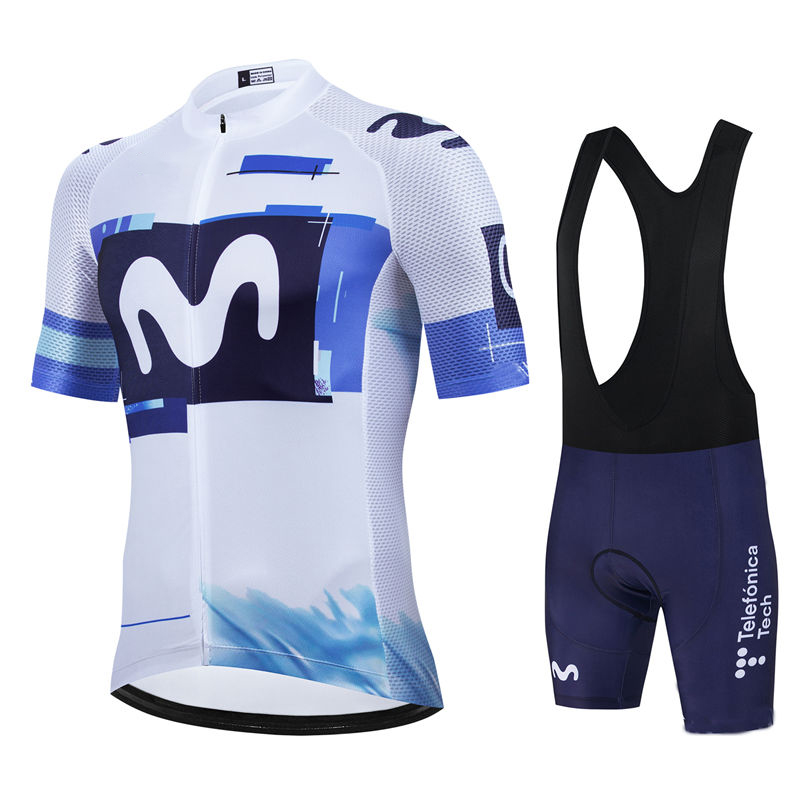 Summer Clothing Men Sale - Movistar Pro Team-Camiseta de Ciclismo de