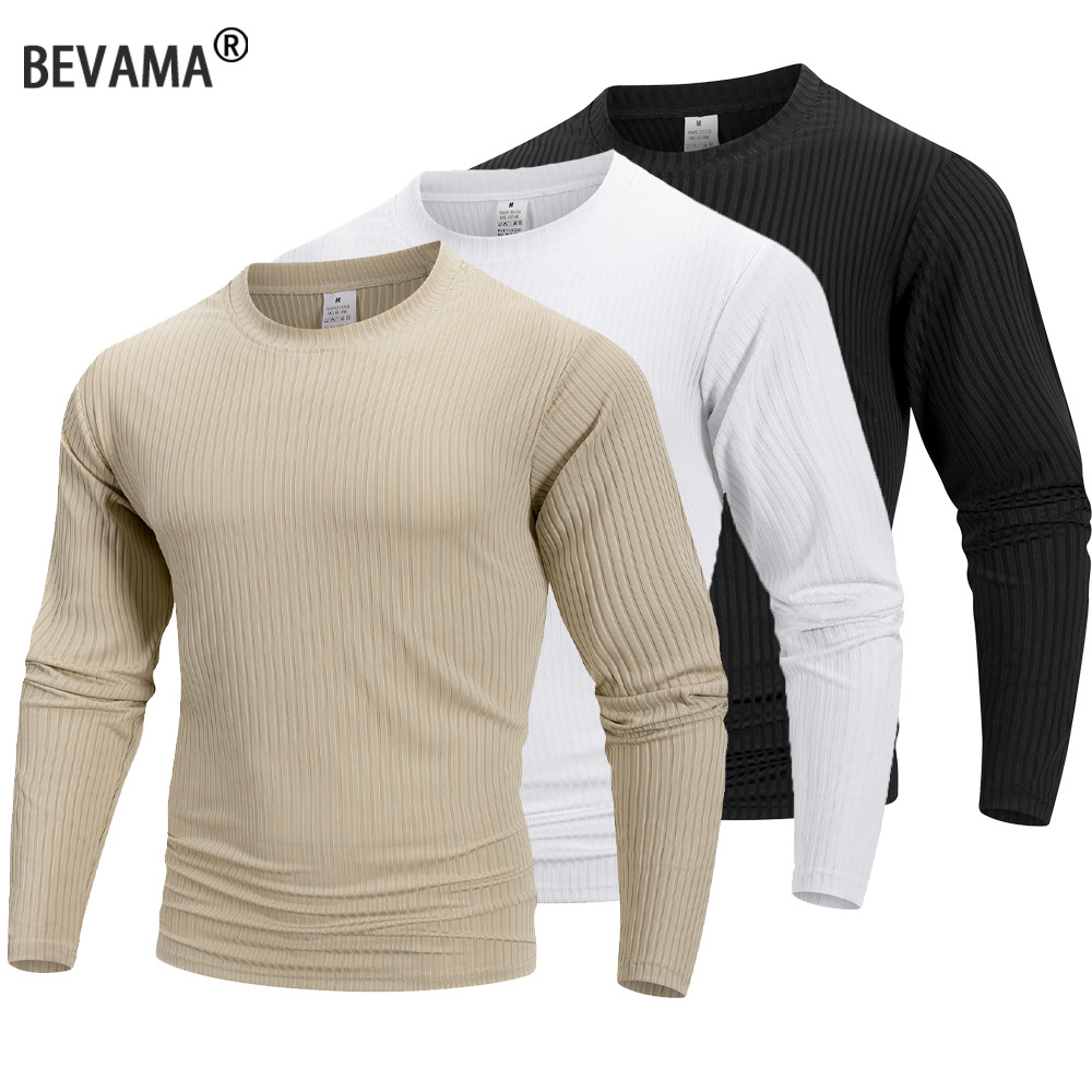 Summer Clothing Mens - Camiseta de Manga Larga con Cuello