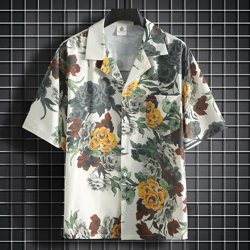 Summer Clothing Styles Men - Camisa estampada Camisa de manga corta