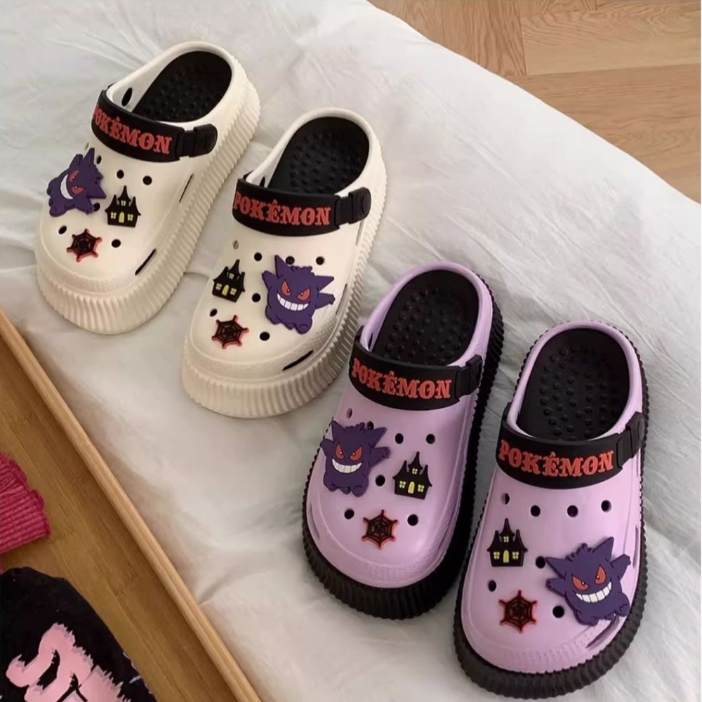 Summer Clothing Holiday - Pokemon Gengar zapatillas Sylveon Anime dibujos