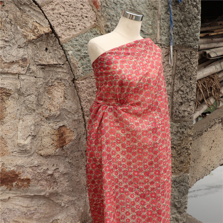 Summer Clothing Fabric - Tela con estampado geométrico de ramio