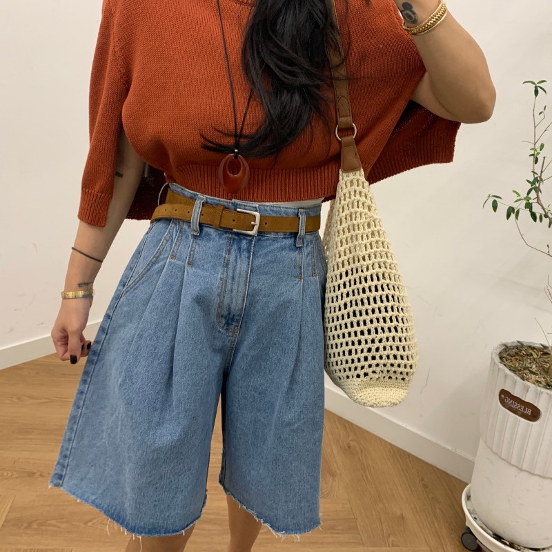 Pantalones Cortos Vaqueros Hol - Summer Clothing Y2K reseña y precio