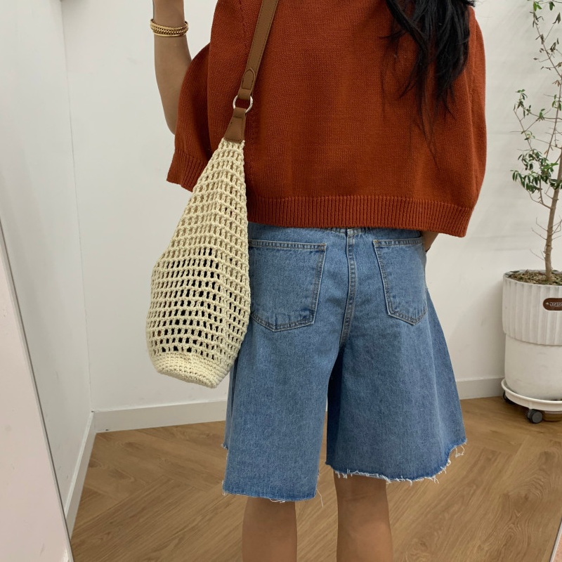 Pantalones Cortos Vaqueros Hol - Summer Clothing Y2K reseña y precio