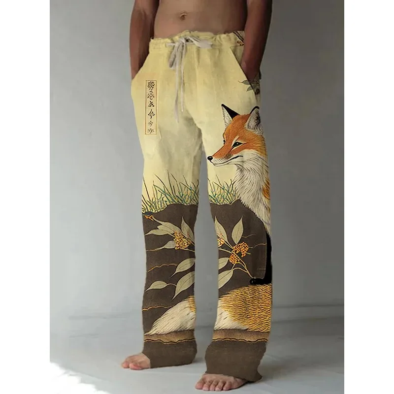 Pantalones de pierna ancha est - Japanese Summer Clothing Men reseña y precio