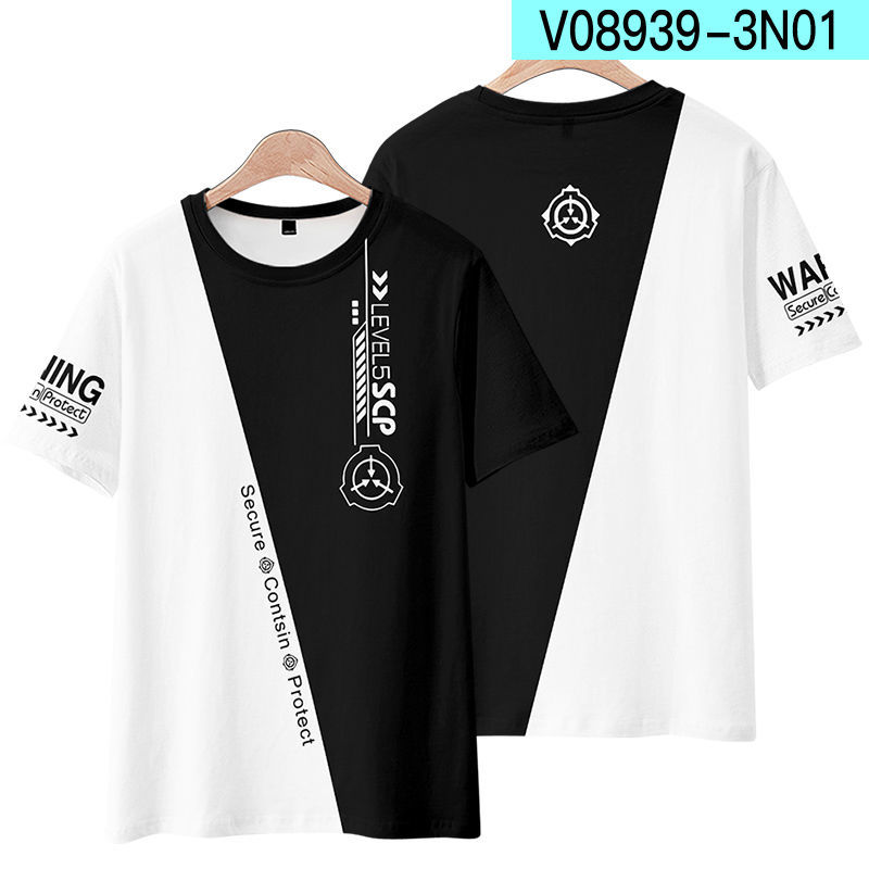 Camiseta de Scp Foundation 3D  - Japanese Summer Clothing Men reseña y precio