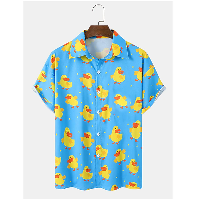 Camisa hawaiana con estampado  - Summer Duck Clothing reseña y precio