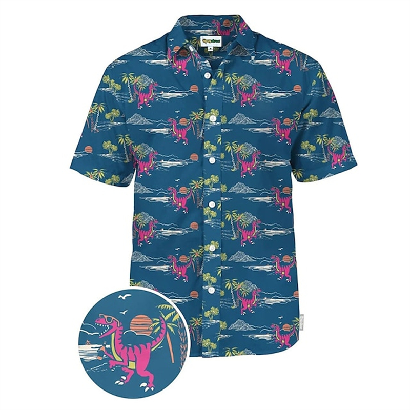 Camisa hawaiana con estampado  - Summer Duck Clothing reseña y precio
