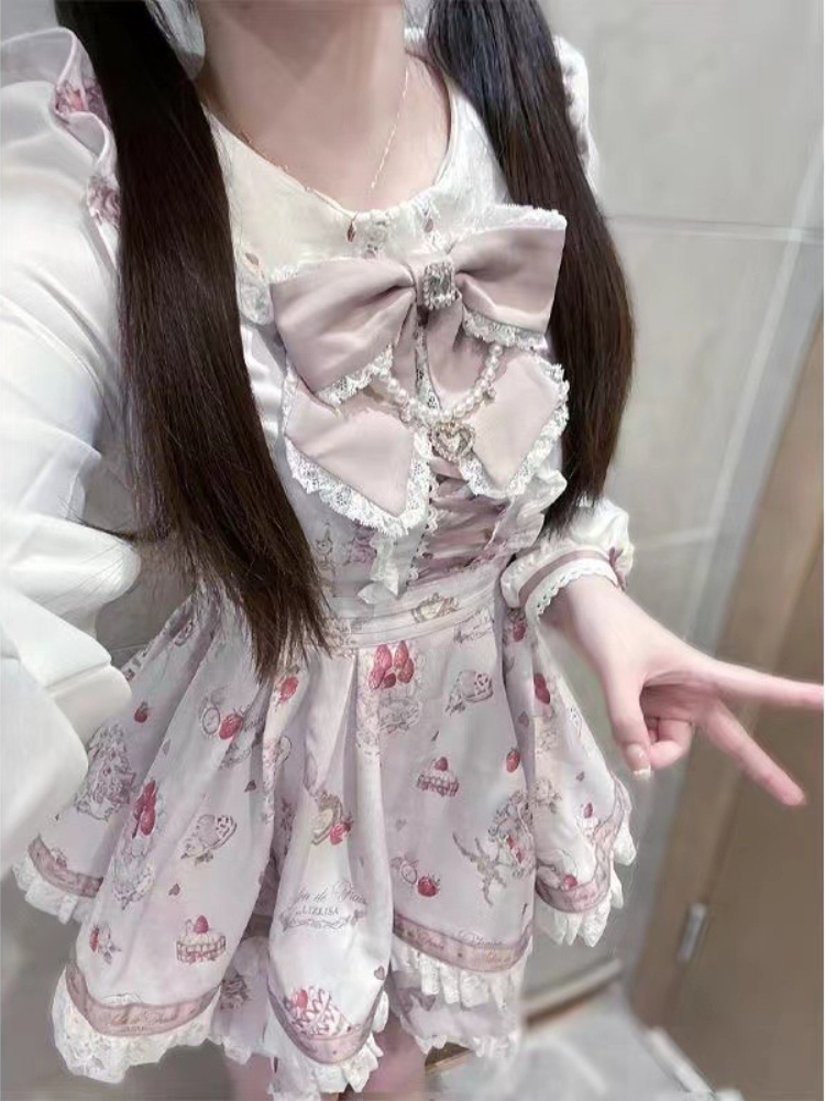 Verano japonés gótico Y2k Loli - Summer Clothing Y2K reseña y precio
