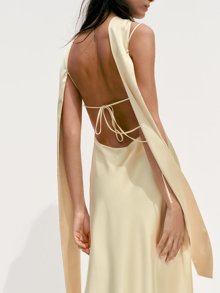 Nuevo Vestido de Noche de Vera - Summer Clothing Fabric reseña y precio