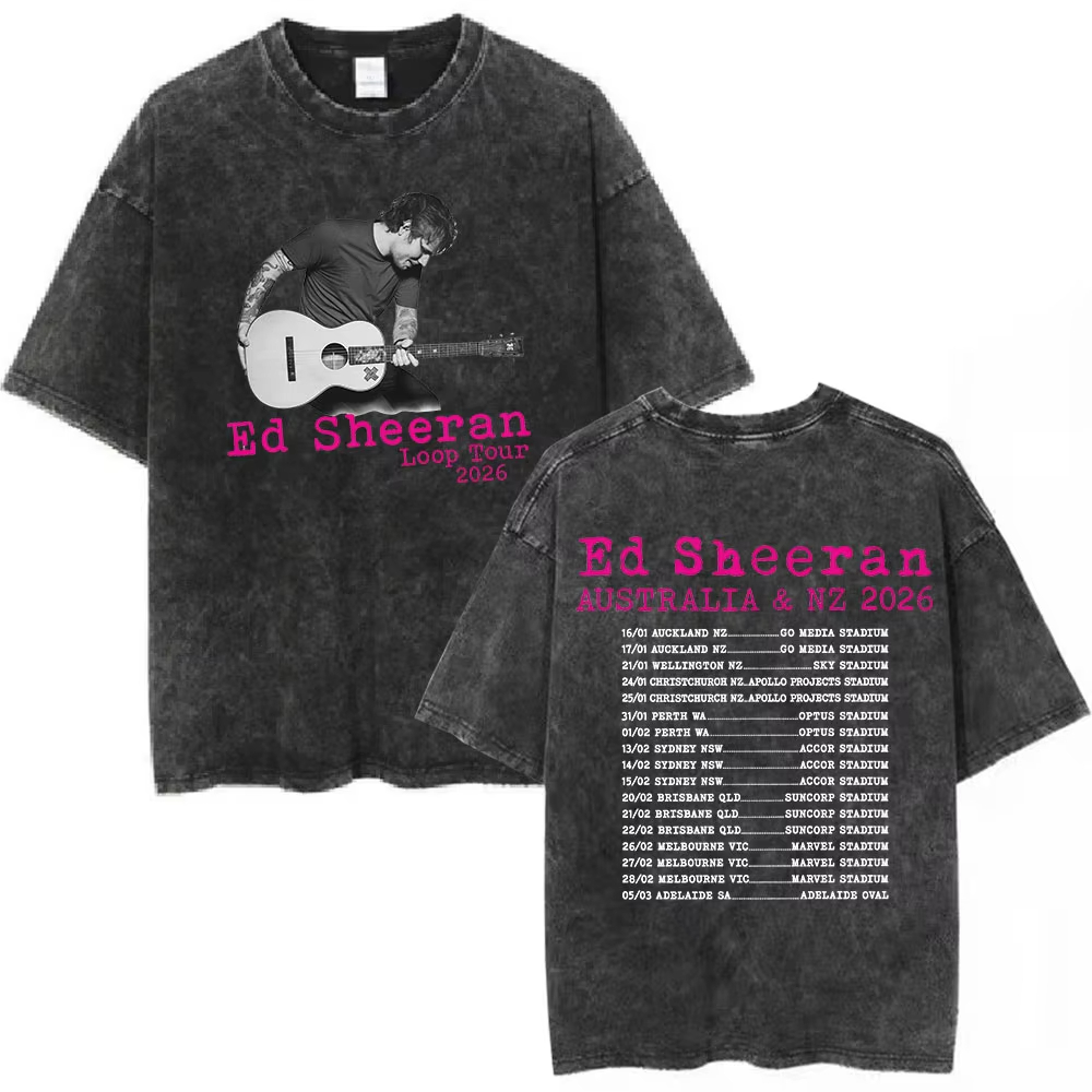 Camiseta Vintage Lavada Ed She - Summer Clothing Australia reseña y precio