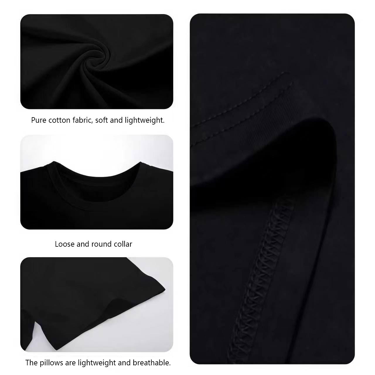 1 camiseta negra con estampado - Summer Clothing Italy reseña y precio