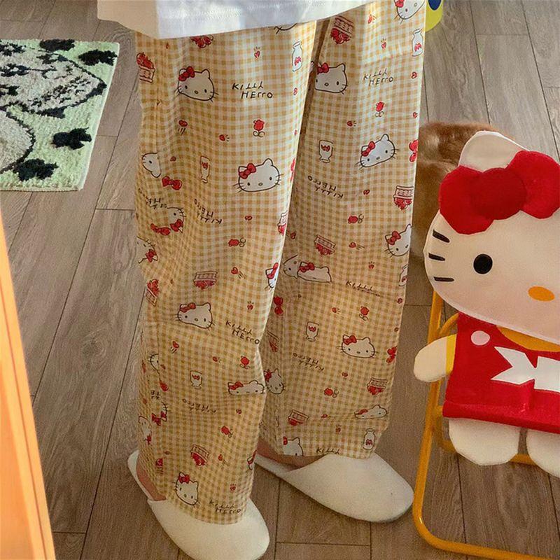 Pantalones Sanrio Hello Kitty, - Summer Clothing Y2K reseña y precio