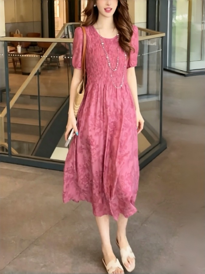 Elegante Vestido de Línea A co - Summer Clothing Tagline reseña y precio