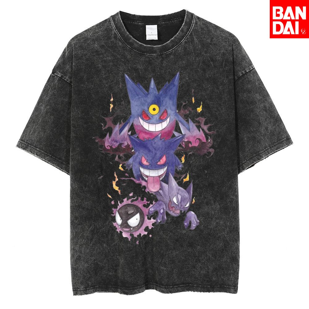 Camiseta de Pokémon Gastly Hau - Japanese Summer Clothing Men reseña y precio