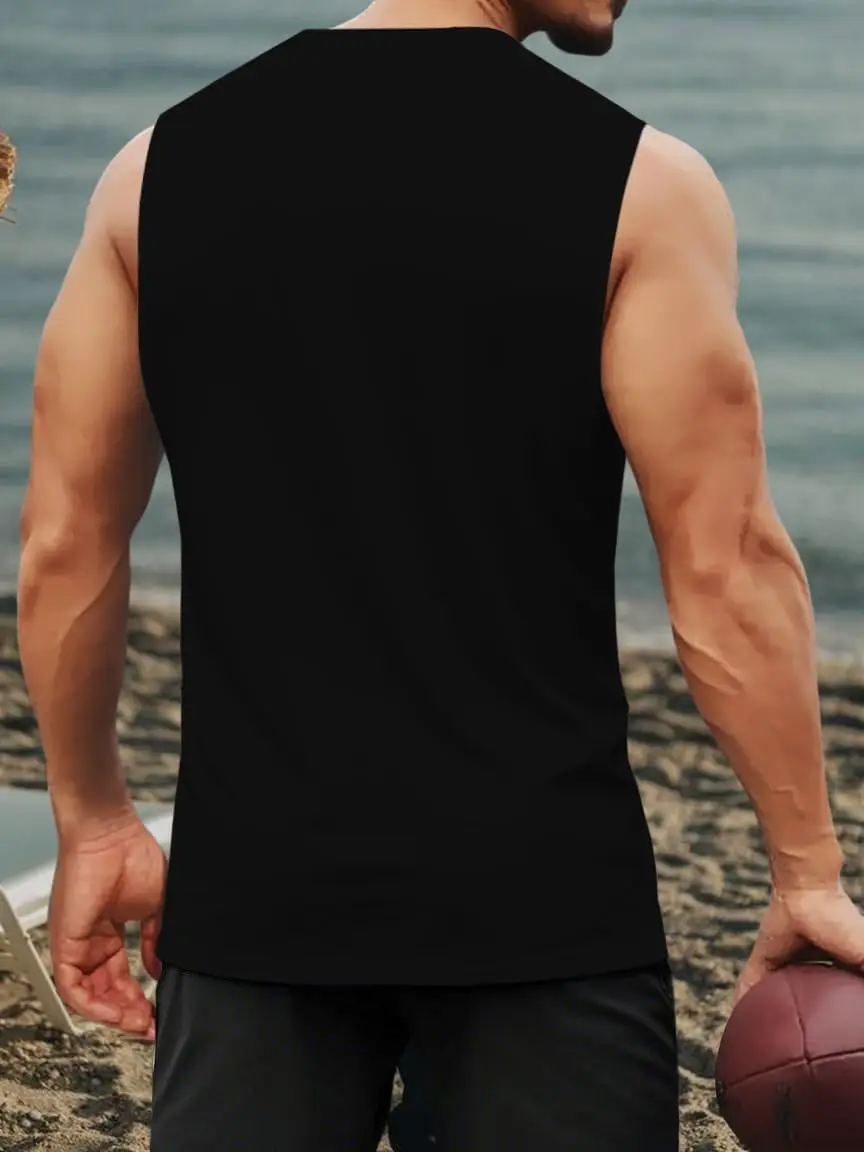 Conjuntos de Camisetas sin Man - Summer Clothing Mens reseña y precio