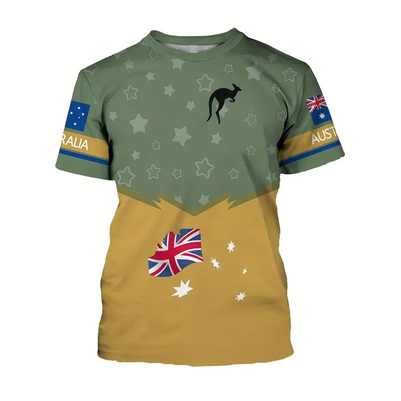 Camiseta con estampado 3d de b - Summer Clothing Australia reseña y precio