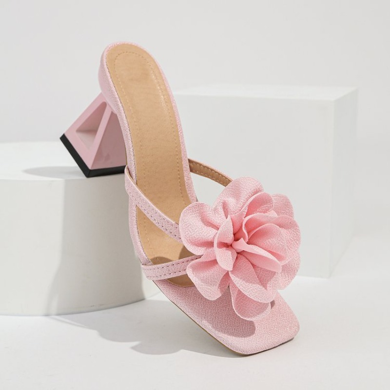 Sandalias de tacón alto con de - Summer Clothing Fabric reseña y precio