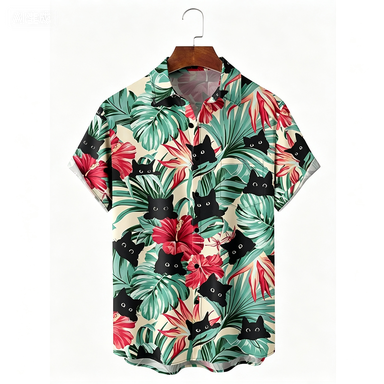 Camisa Hawaiana con Estampado  - Summer Clothing Holiday reseña y precio