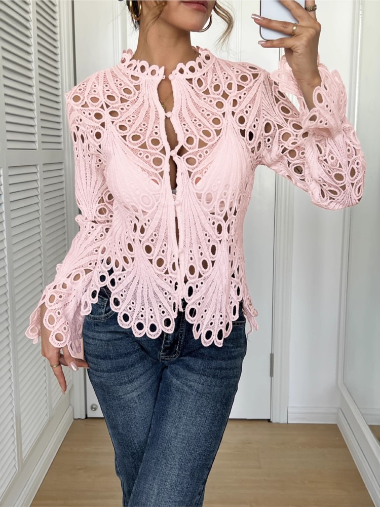 Camisa de encaje blanco para m - Summer Clothing Holiday reseña y precio