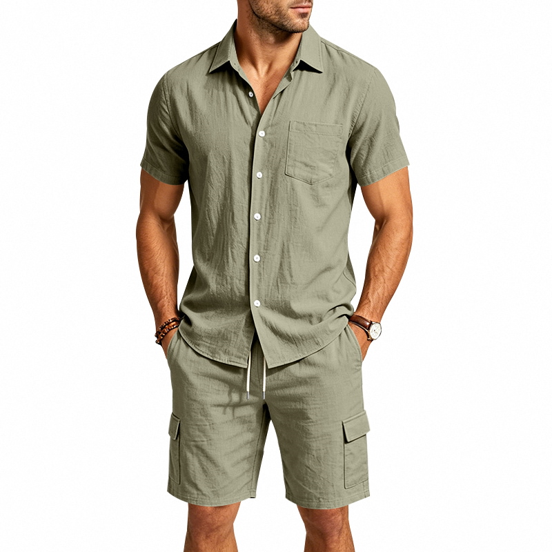 Conjunto de Dos Piezas de Lino - Summer Clothing Types reseña y precio