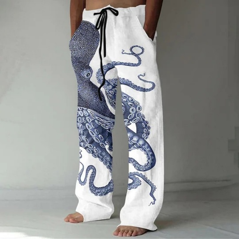 Pantalones informales con esta - Japanese Summer Clothing Men reseña y precio